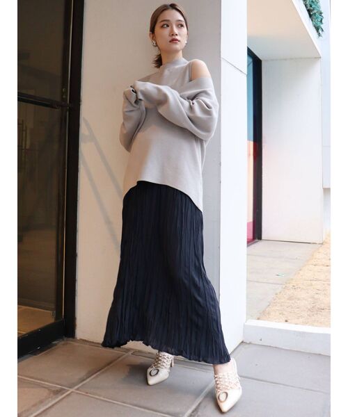セール ワンピース ニットドッキングワンピース ワンピース Murua ムルーア のファッション