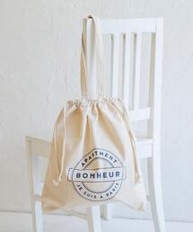 coen | 2WAYプリントトート巾着バッグ(ショルダーバッグ)