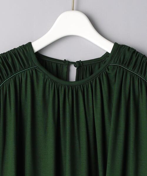 EZUMi(エズミ)の「<EZUMi(エズミ)>ギャザーティアード ワンピース◆(ワンピース・レディース・ブラック/ダークグリーン・SMALL)」の16枚目の写真