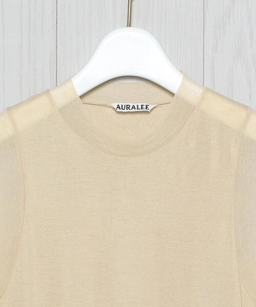BEAUTY&YOUTH UNITED ARROWS(ビューティーアンドユースユナイテッドアローズ)の「<AURALEE>SHEER TANK TOP/タンクトップ.(タンクトップ・レディース・ライム/ベージュ/ブラック・1)」の5枚目の写真