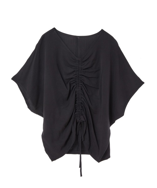 fifth（フィフス）の「フロントドロストVネックプルオーバー（Tシャツ/カットソー・レディース・ホワイト/ブラック・MEDIUM）」の7枚目の写真