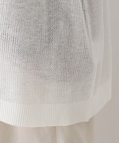 DRESKIP（ドレスキップ）の「◆洗えるトッパーカーディガン（カーディガン/ボレロ・レディース・ネイビー/オフホワイト/ライトベージュ/レモンイエロー・02/03）」の13枚目の写真