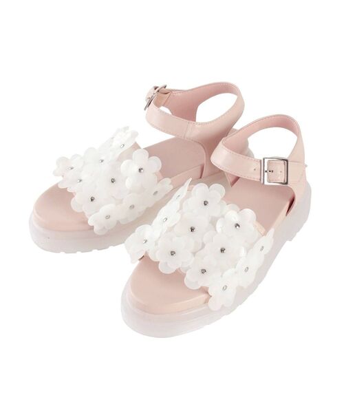 merry jenny（メリージェニー）の「おはないっぱいサンダル（サンダル・レディース・ライトブルー/ピンク/アイボリー・MEDIUM/LARGE）」の11枚目の写真