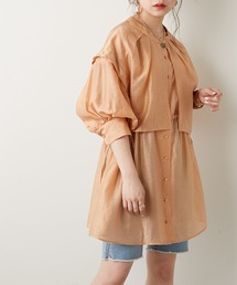 Chico | シアー2wayレイヤードデザインチュニック(シャツ/ブラウス)