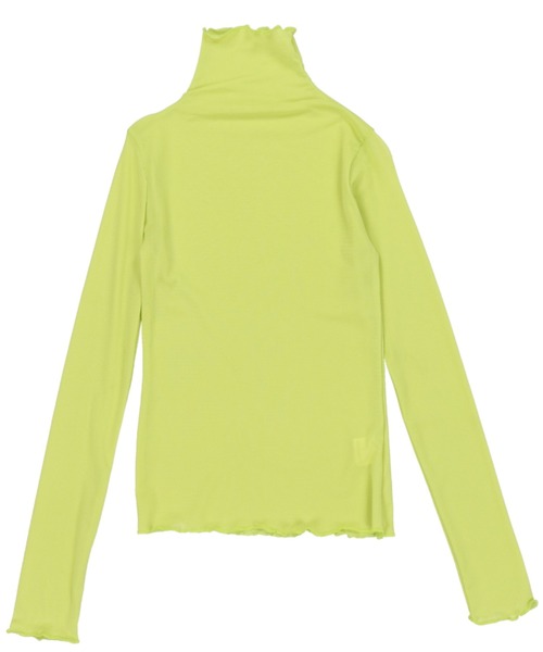 SPINNS(スピンズ)の「シアーメロウタートルネックカットソー(Tシャツ/カットソー・レディース・ブラック/グレー/グリーン系その他/オレンジ/アイボリー・ONESIZE)」の8枚目の写真