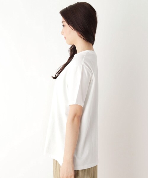 pink adobe（ピンクアドベ）の「◆【Disney】【M-LL】ミッキーマウス　プリントTシャツ（Tシャツ/カットソー・レディース・チャコールグレー/オフホワイト/ピンク系・40/38/42）」の5枚目の写真