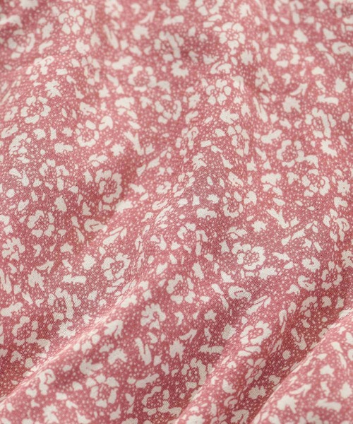 natural couture（ナチュラルクチュール）の「レトロ小花柄パフワンピース（ワンピース・レディース・ブラック/ピンク/グリーン・FREE）」の18枚目の写真