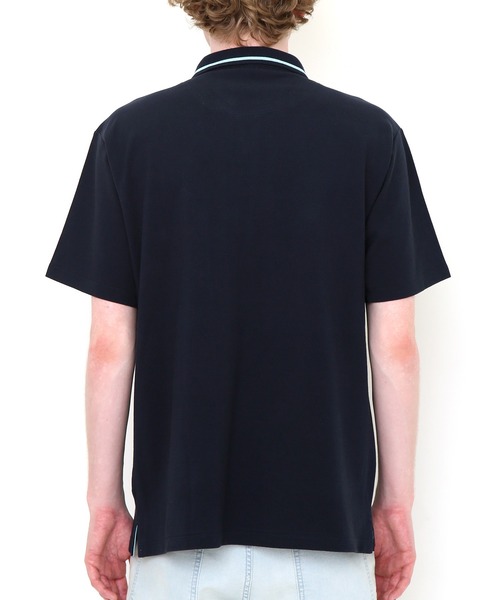 Design Tshirts Store graniph(デザイン ティーシャツ ストア グラニフ)の「ひろし(クレヨンしんちゃん)|コラボポロシャツ(ポロシャツ・メンズ・ネイビー・SMALL/MEDIUM/LARGE)」の3枚目の写真