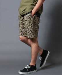 THE TWENTYSEVEN | The TWENTYSEVEN:LEOPARD EASY SHORTS レオパード イージーショーツ(チノパンツ)