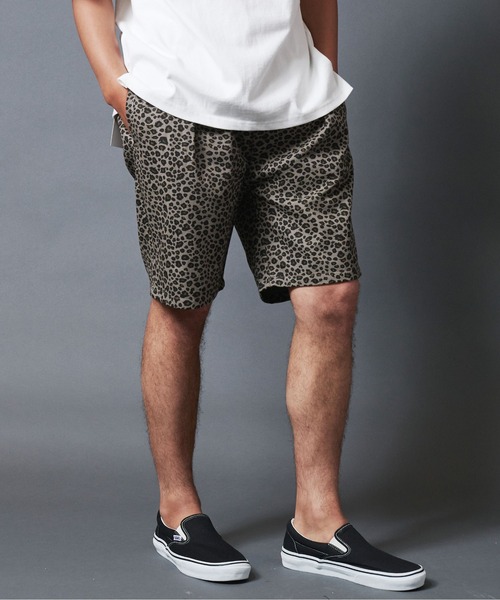 THE TWENTYSEVEN(ザ トゥエンティーセブン)の「The TWENTYSEVEN:LEOPARD EASY SHORTS レオパード イージーショーツ(チノパンツ・メンズ・チャコールグレー/ベージュ・S/M/L)」の12枚目の写真