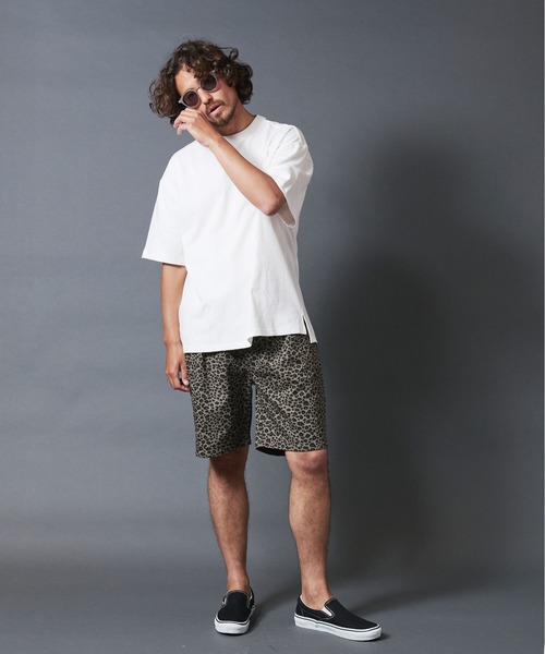 THE TWENTYSEVEN(ザ トゥエンティーセブン)の「The TWENTYSEVEN:LEOPARD EASY SHORTS レオパード イージーショーツ(チノパンツ・メンズ・チャコールグレー/ベージュ・S/M/L)」の10枚目の写真