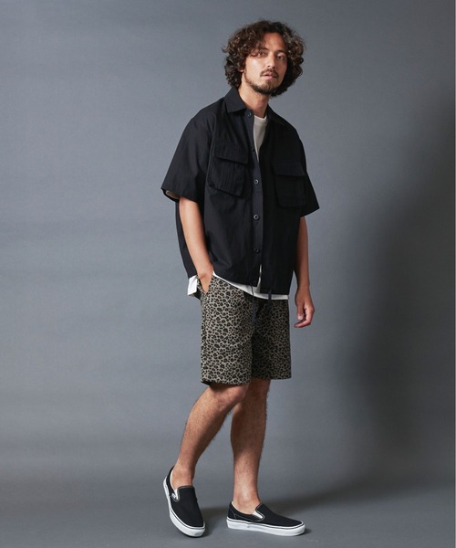 THE TWENTYSEVEN(ザ トゥエンティーセブン)の「The TWENTYSEVEN:LEOPARD EASY SHORTS レオパード イージーショーツ(チノパンツ・メンズ・チャコールグレー/ベージュ・S/M/L)」の8枚目の写真