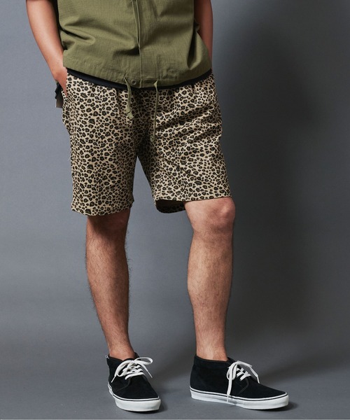 THE TWENTYSEVEN(ザ トゥエンティーセブン)の「The TWENTYSEVEN:LEOPARD EASY SHORTS レオパード イージーショーツ(チノパンツ・メンズ・チャコールグレー/ベージュ・S/M/L)」の6枚目の写真