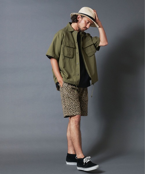 THE TWENTYSEVEN(ザ トゥエンティーセブン)の「The TWENTYSEVEN:LEOPARD EASY SHORTS レオパード イージーショーツ(チノパンツ・メンズ・チャコールグレー/ベージュ・S/M/L)」の19枚目の写真