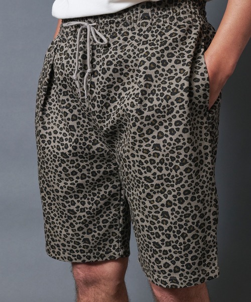 THE TWENTYSEVEN(ザ トゥエンティーセブン)の「The TWENTYSEVEN:LEOPARD EASY SHORTS レオパード イージーショーツ(チノパンツ・メンズ・チャコールグレー/ベージュ・S/M/L)」の14枚目の写真