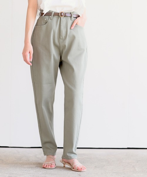 rps（アールピーエス）の「テーパードパンツ（その他パンツ・レディース・アイボリー/インディゴブルー/ブルー/オフホワイト/カーキ・M/L）」の4枚目の写真