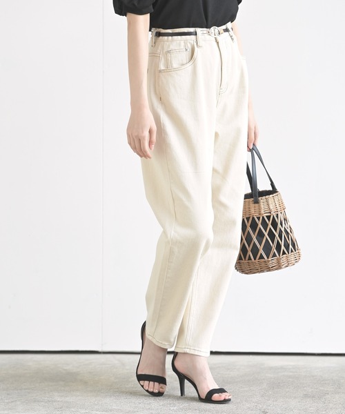 rps（アールピーエス）の「テーパードパンツ（その他パンツ・レディース・アイボリー/インディゴブルー/ブルー/オフホワイト/カーキ・M/L）」の3枚目の写真