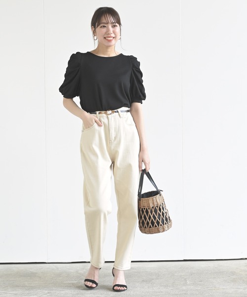 rps（アールピーエス）の「テーパードパンツ（その他パンツ・レディース・アイボリー/インディゴブルー/ブルー/オフホワイト/カーキ・M/L）」の14枚目の写真