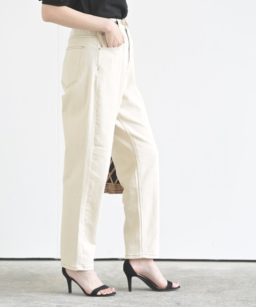 rps（アールピーエス）の「テーパードパンツ（その他パンツ・レディース・アイボリー/インディゴブルー/ブルー/オフホワイト/カーキ・M/L）」の19枚目の写真