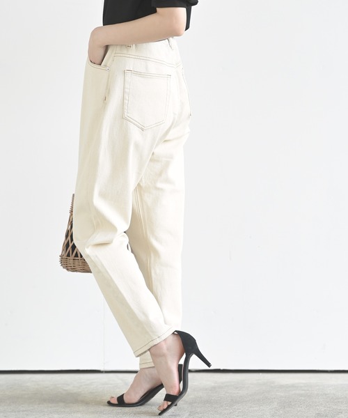 rps（アールピーエス）の「テーパードパンツ（その他パンツ・レディース・アイボリー/インディゴブルー/ブルー/オフホワイト/カーキ・M/L）」の21枚目の写真