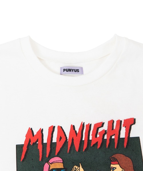 PUNYUS（プニュズ）の「MIDNIGHTビッグTシャツ（Tシャツ/カットソー・レディース・ブラック/ホワイト・3/4）」の7枚目の写真
