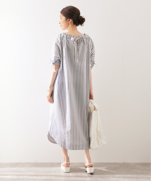 Just Female ジャストフィーメール ストライプドレスワンピース 洗濯機洗い可 ワンピース Slobe Iena スローブイエナ のファッション通販 Zozotown