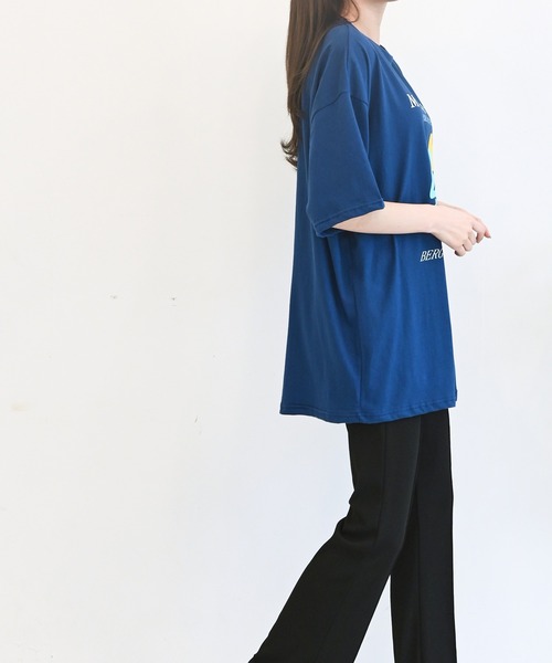 me+em select（ミームセレクト）の「MATISSE art Tシャツ（Tシャツ/カットソー・レディース・ブラック/ブルー/アイボリー/クリーム・FREE）」の14枚目の写真