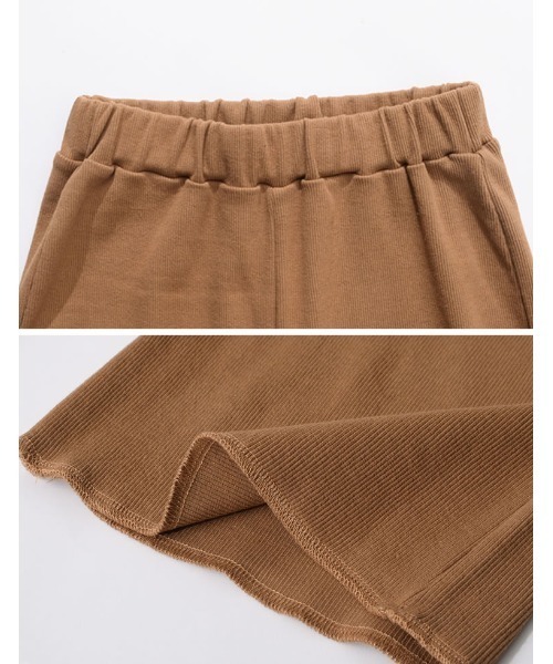 Re:EDIT（リエディ）の「360度ストレッチリブカットキックフレアレギパン（その他パンツ・レディース・ミックスグレー/パープル/ベージュ/キャメル/レッド/ブラック/グリーン/モカ/オフホワイト・AS/AM/LARGE/MEDIUM/SMALL/AL）」の21枚目の写真