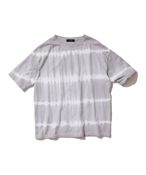 ROOP TOKYO by Hayato(ループトウキョウバイハヤト)の「ROOPTOKYO by Hayato cyuu-sen border big tee タイダイ染めボーダー半袖Tee タイダイ柄(Tシャツ/カットソー・メンズ・ネイビー/ホワイト/グレー・M/L)」の16枚目の写真