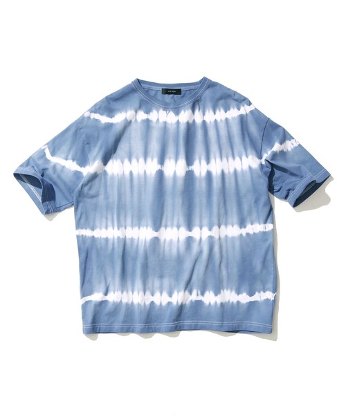 ROOP TOKYO by Hayato(ループトウキョウバイハヤト)の「ROOPTOKYO by Hayato cyuu-sen border big tee タイダイ染めボーダー半袖Tee タイダイ柄(Tシャツ/カットソー・メンズ・ネイビー/ホワイト/グレー・M/L)」の21枚目の写真