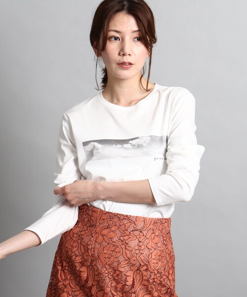 日経トレンディ セール 洗える フォトプリントロンt Tシャツ カットソー Coup De Chance クードシャンス のファッション ペア 販売 Fcec Sa