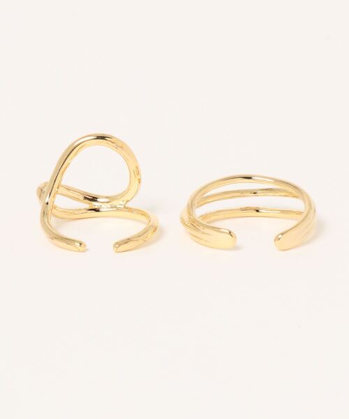 GOLDY(ゴールディ)の「フローリング ライン セット リング(リング・レディース・シルバー/ゴールド/その他1・FREE)」の6枚目の写真