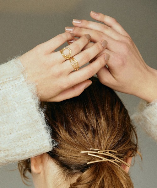 GOLDY(ゴールディ)の「フローリング ライン セット リング(リング・レディース・シルバー/ゴールド/その他1・FREE)」の9枚目の写真