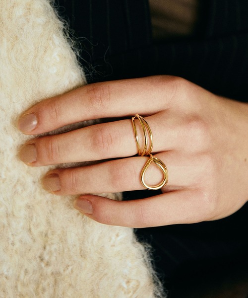 GOLDY(ゴールディ)の「フローリング ライン セット リング(リング・レディース・シルバー/ゴールド/その他1・FREE)」の12枚目の写真