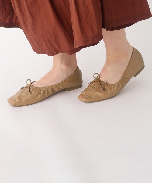 AG by aquagirl（エージーバイアクアガール）の「◆キルティングバレエ（その他シューズ・レディース・ベージュ/オフホワイト・02/03）」の9枚目の写真