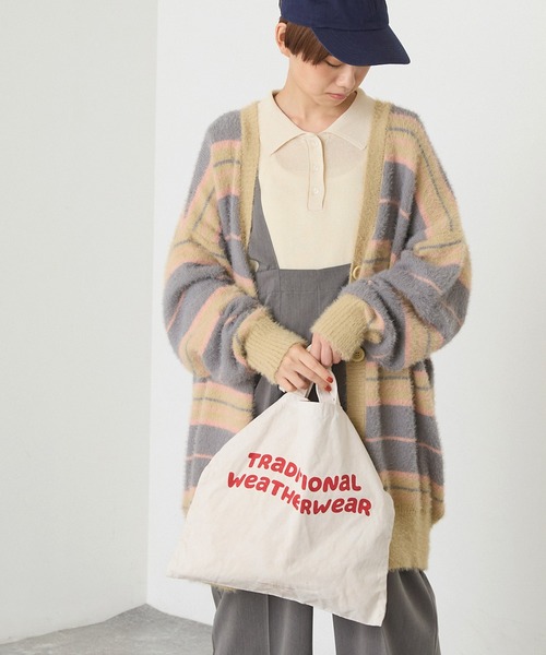 forksy.（フォルクシー）の「【forksy.】シャギーニットオーバーサイズカーディガン（カーディガン/ボレロ・レディース・ブラック/ベージュ/パープル/ブラウン/グレー/カーキ/オレンジ/グリーン/グリーン系その他/ライトイエロー/ライトブルー/ベージュ系その他/ライトグリーン/ブルー/ケリー/オレンジ系その他/ライム/パープル系その他/オレンジ系その他2/アイボリー・FREE）」の7枚目の写真