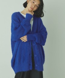 【forksy.】シャギーニットオーバーサイズカーディガン