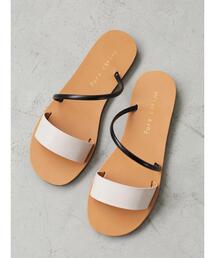 Green　Parks | 【WEB限定サイズあり】・ダブルストラップフラットサンダル＊(サンダル)