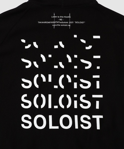 TAKAHIROMIYASHITATheSoloIst.(タカヒロミヤシタザソロイスト)の「SOLOIST (oversized hoodie)(パーカー・メンズ・ホワイト/ブラック・46/44/48)」の3枚目の写真