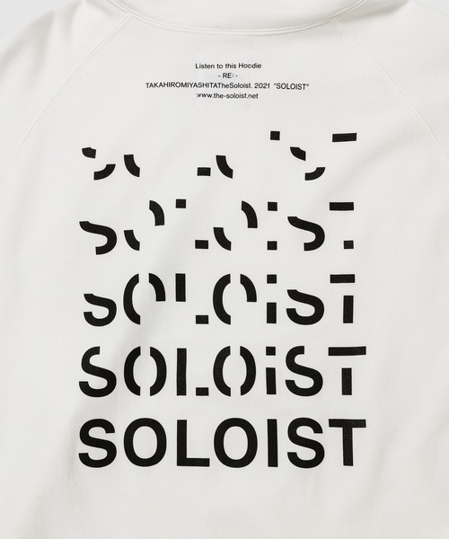 TAKAHIROMIYASHITATheSoloIst.(タカヒロミヤシタザソロイスト)の「SOLOIST (oversized hoodie)(パーカー・メンズ・ホワイト/ブラック・46/44/48)」の4枚目の写真