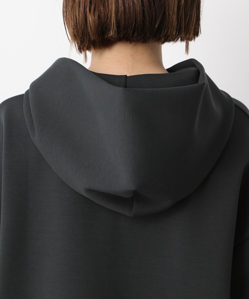 A part by（アパートバイ）の「ボンディングラウンドパーカー　218264（パーカー・レディース・チャコールグレー/ライトブルー/アイボリー・FREE）」の21枚目の写真