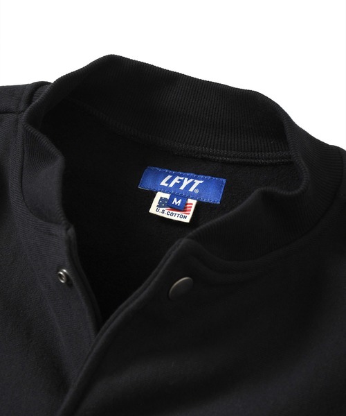 Lafayette（ラファイエット）の「LFYT ラファイエット [Lafayette] - クラシック ロゴ USコットン スナップボタン スウェットシャツ [CLASSIC L LOGO US COTTON SNAP FRONT SWEATSHIRT]（スウェット・メンズ・ブルー/クリーム/ブラック・M/XL/L/S/XXL）」の5枚目の写真