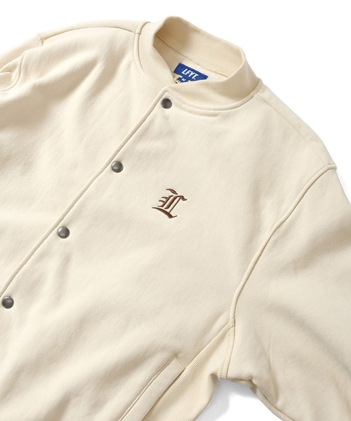 Lafayette（ラファイエット）の「LFYT ラファイエット [Lafayette] - クラシック ロゴ USコットン スナップボタン スウェットシャツ [CLASSIC L LOGO US COTTON SNAP FRONT SWEATSHIRT]（スウェット・メンズ・ブルー/クリーム/ブラック・M/XL/L/S/XXL）」の9枚目の写真