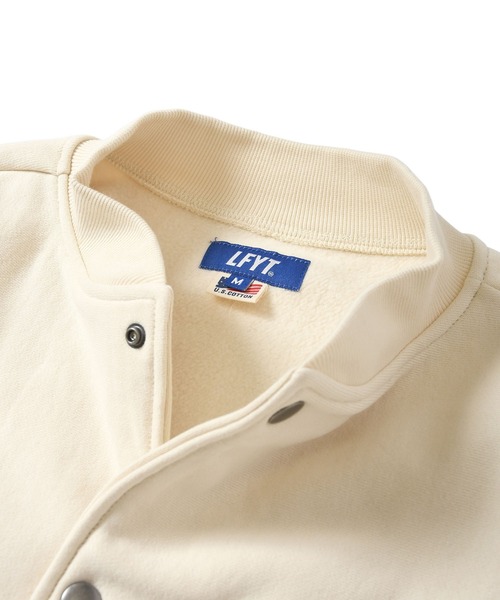 Lafayette（ラファイエット）の「LFYT ラファイエット [Lafayette] - クラシック ロゴ USコットン スナップボタン スウェットシャツ [CLASSIC L LOGO US COTTON SNAP FRONT SWEATSHIRT]（スウェット・メンズ・ブルー/クリーム/ブラック・M/XL/L/S/XXL）」の10枚目の写真