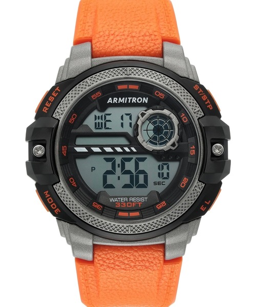 ARMITRON NEWYORK(アーミトロンニューヨーク)の「ARMITRON デジタルウォッチ(デジタル腕時計・メンズ・レッド/オレンジ・FREE)」の2枚目の写真