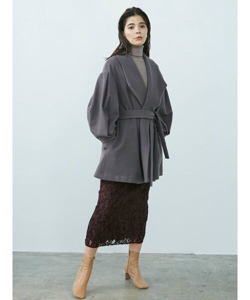 LAGUNAMOON（ラグナムーン）の「バックタックボリュームスリーブコート（その他アウター・レディース・ベージュ/マスタード/バイオレット・FREE）」の20枚目の写真
