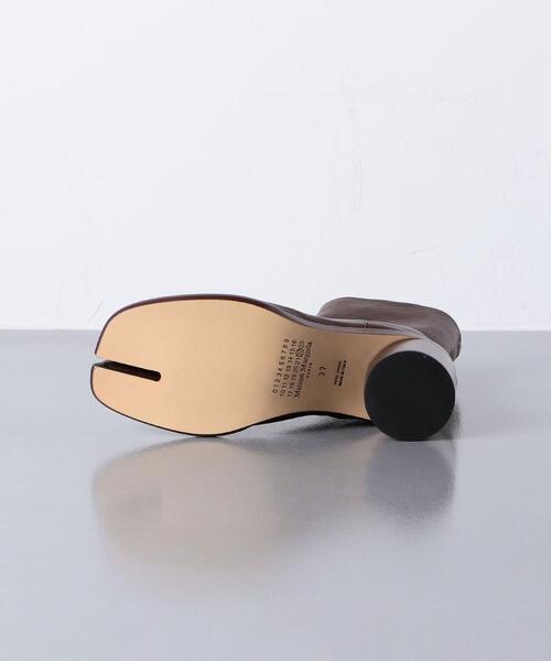 Maison Margiela(メゾンマルジェラ)の「<MAISON MARGIELA(メゾン マルジェラ)>ヴィンテージソフトレザー「タビ」ブーツ ■■■(ブーツ・レディース・ブラウン・38/36h/37h/38h/35h/36/37)」の3枚目の写真