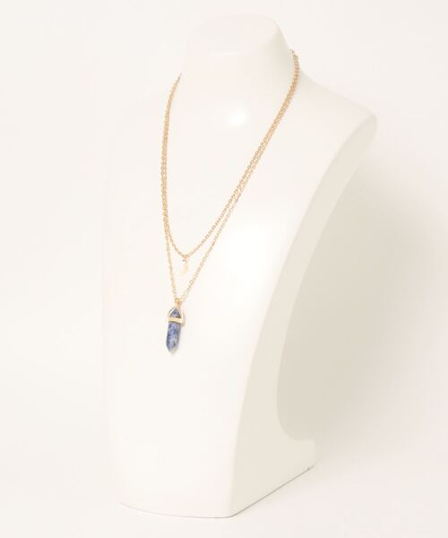 juweel（ユウェル）の「クリスタル×付きモチーフ ゴールド2連ネックレス（ネックレス・レディース・A/B/C/D/E/F/G・FREE）」の11枚目の写真