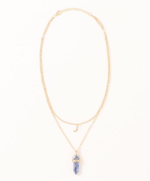 juweel（ユウェル）の「クリスタル×付きモチーフ ゴールド2連ネックレス（ネックレス・レディース・A/B/C/D/E/F/G・FREE）」の13枚目の写真