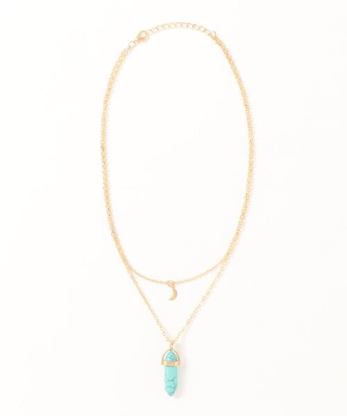 juweel（ユウェル）の「クリスタル×付きモチーフ ゴールド2連ネックレス（ネックレス・レディース・A/B/C/D/E/F/G・FREE）」の15枚目の写真